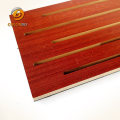 Used in Ballroom/KTV Walls Sound Absorption Slot Wooden Timber Acoustic Panel